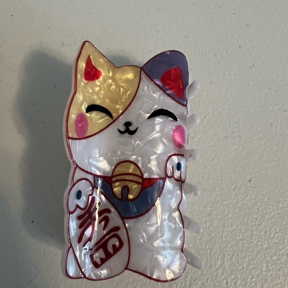 Maneki-Neko Hair Claw